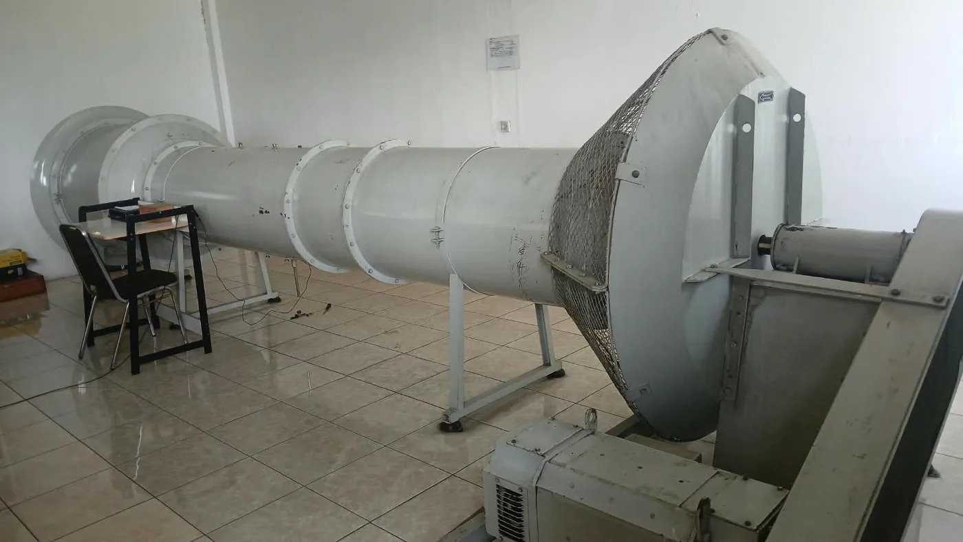 Wind Tunnel Media Kalibrasi Anemometer